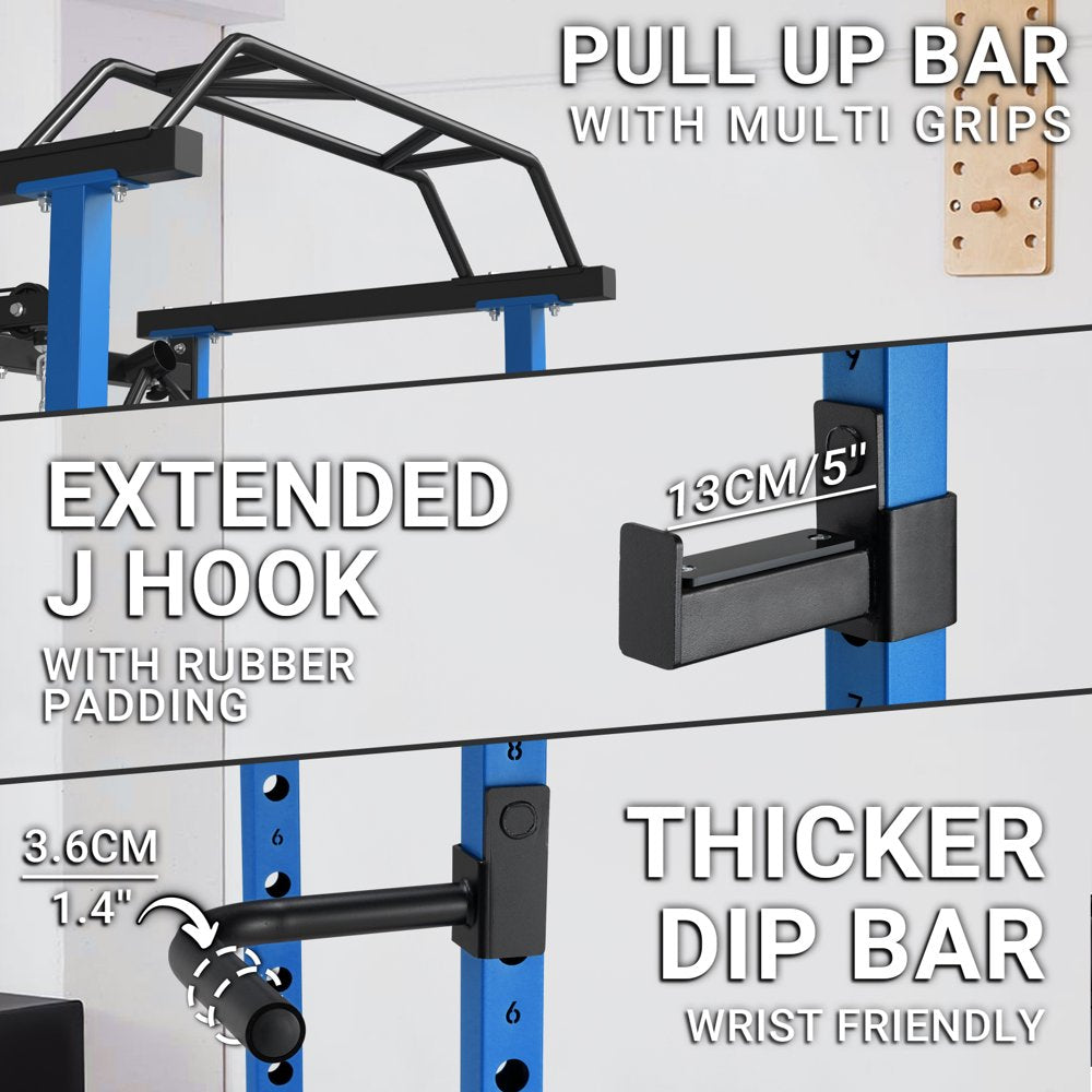 1200LB Capacity All-In-One Weight Cage For At Home Gym