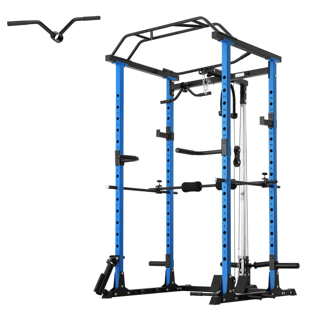 1200LB Capacity All-In-One Weight Cage For At Home Gym 