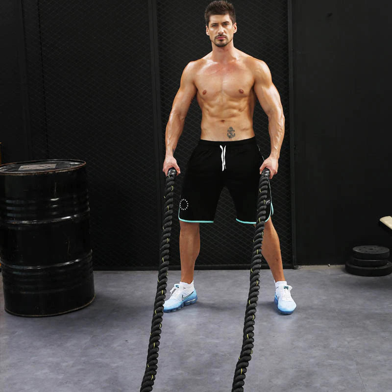 2.8-3M* 25Mm Heavy Battle Rope Power Trainer