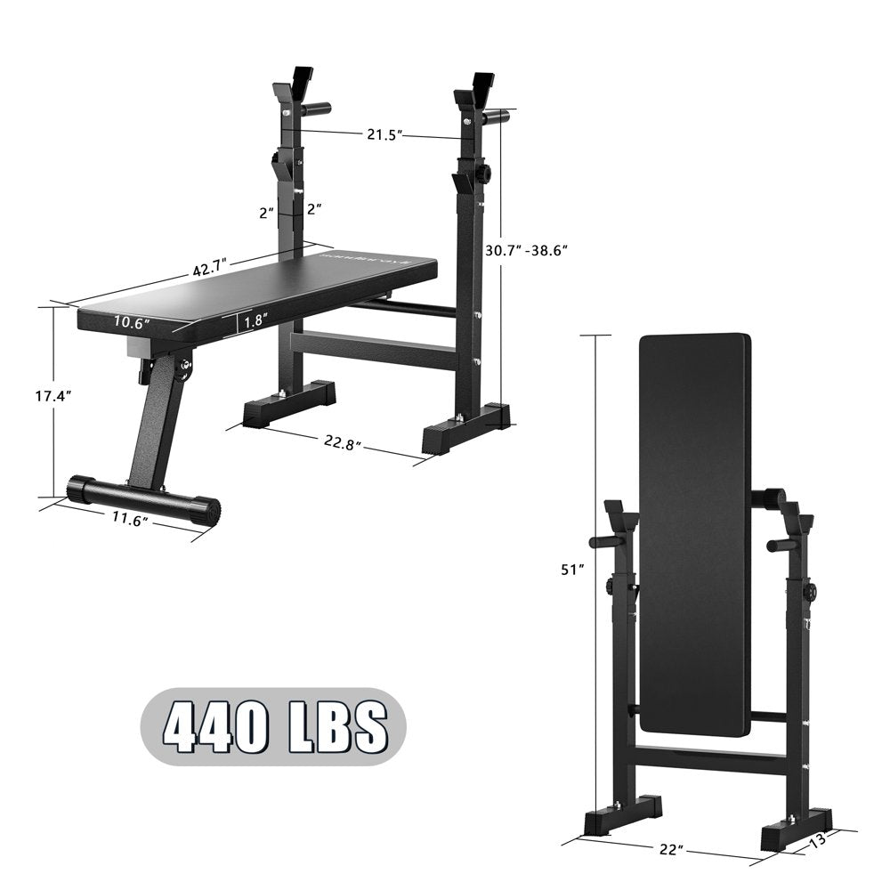 Adjustable Strength Training Weight Bench 