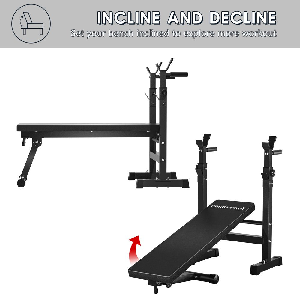 Adjustable Strength Training Weight Bench 