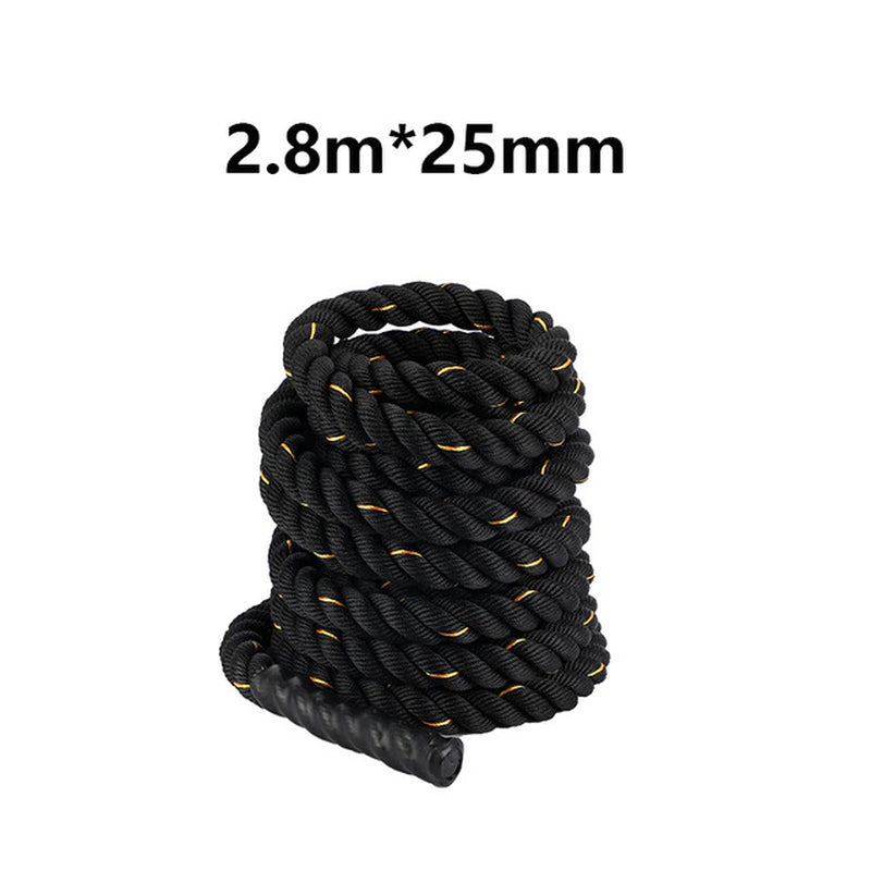 2.8-3M* 25Mm Heavy Battle Rope Power Trainer