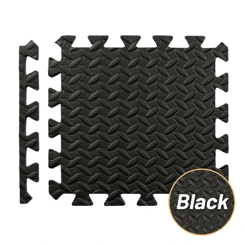 4~12Pcs Interlocking Fitness Mat for Home Gym